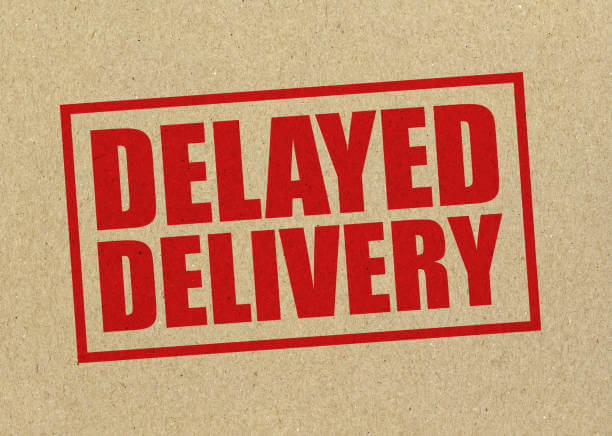 Stamp that says late delivery
