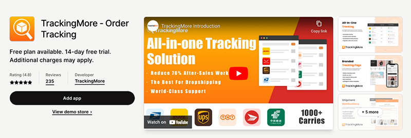 best-shopify-order-tracking-apps-4-trackingmore